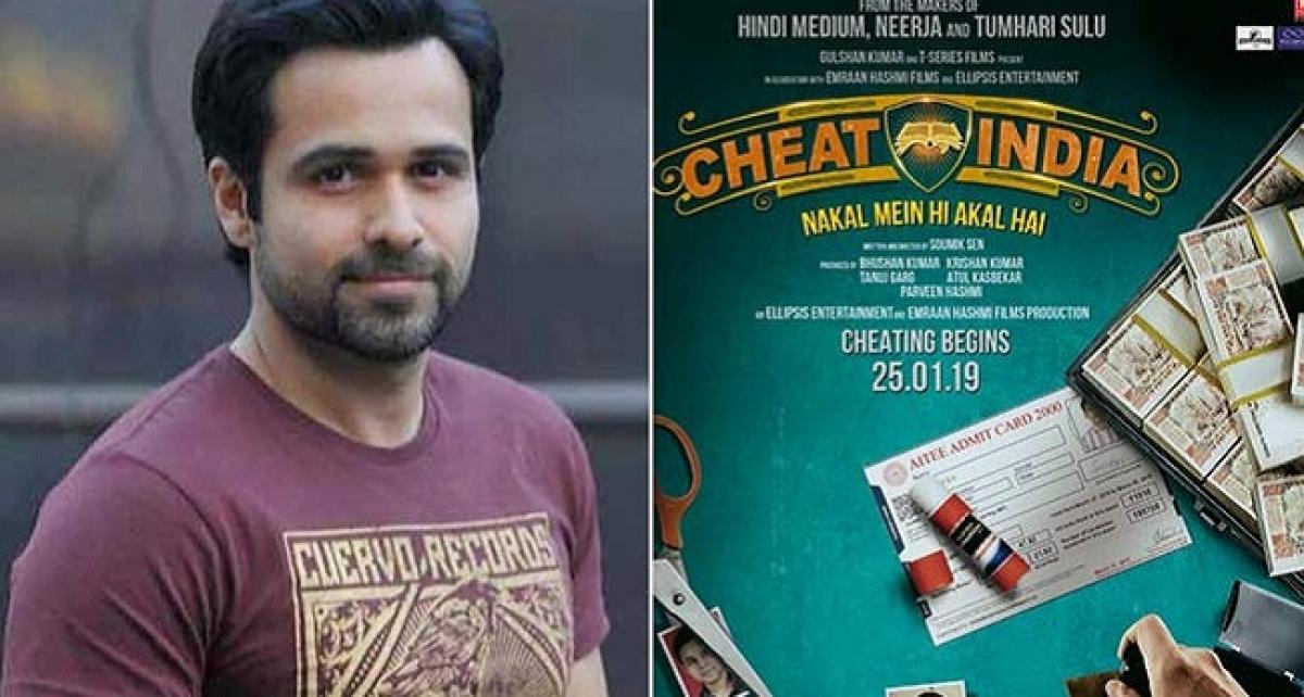 Heres the teaser poster of Emraan Hashmis Cheat India